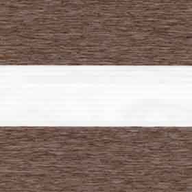Рулонные ткани для жалюзи зебра ЛОФТ ВО 2870 коричневый, 280 см