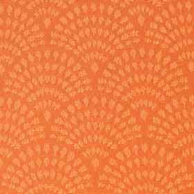 Рулонная ткань АЖУР 3499 оранжевый, 220 см