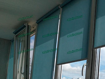 Рулонные шторы MINI на лоджию длиной 6 м Ульяновск