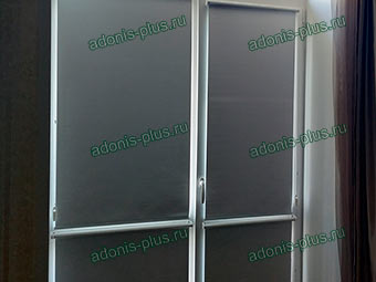 Рулонные шторы MINI на окно в спальню. Ткань АЛЬФА Ульяновск