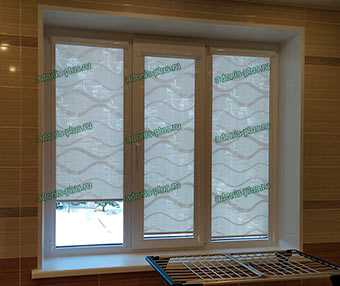 Кассетные рулонные шторы UNI. Ткань ЛИАНА Ульяновск