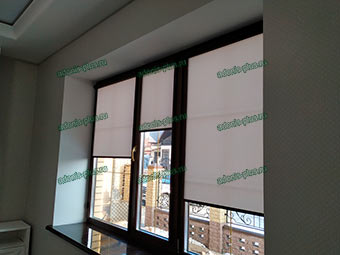 Кассетные рулонные шторы UNI 2 в детскую комнату. Ткань ПЕРЛ Ульяновск