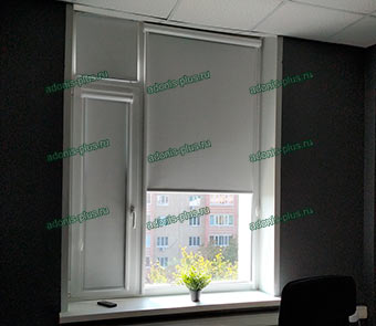 Кассетные рулонные шторы на окна ПВХ Ткань ОМЕГА БЛЭКАУТ Ульяновск